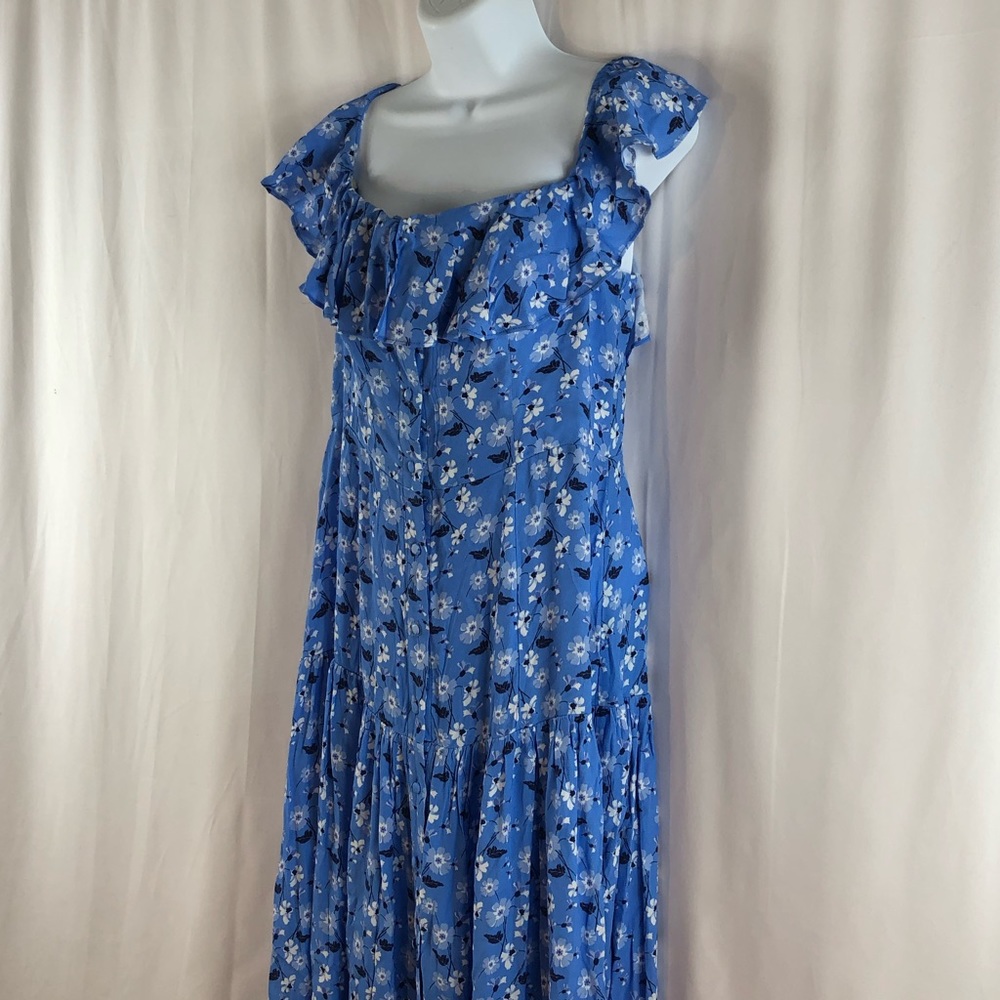 Anthropologie Yumi Kim floral tiered maxi dress NWT 8 - Picture 2 of 16